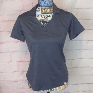 Lady Hagen space dye shirt sleeve polo size XS